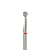 Fresa/Broca de diamante, forma de redonda roja 4.0